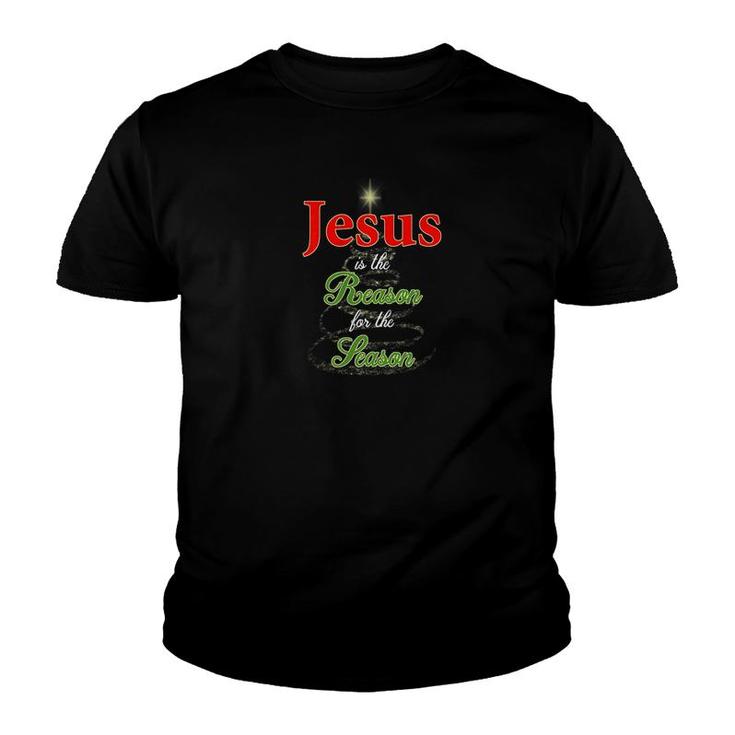Jesus Reason Season Christmas Youth T-shirt