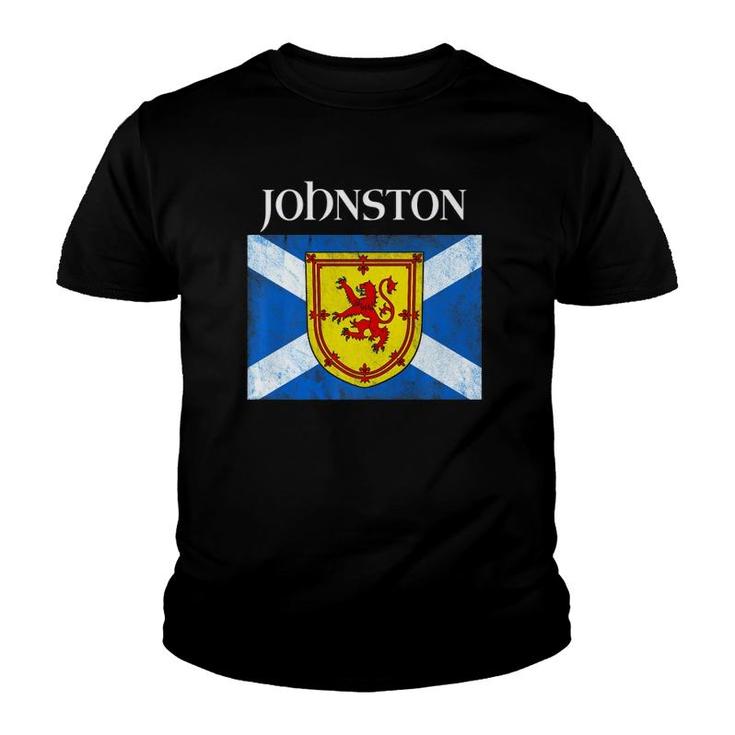 Johnston Clan  Scottish Name Scotland Flag  Youth T-shirt