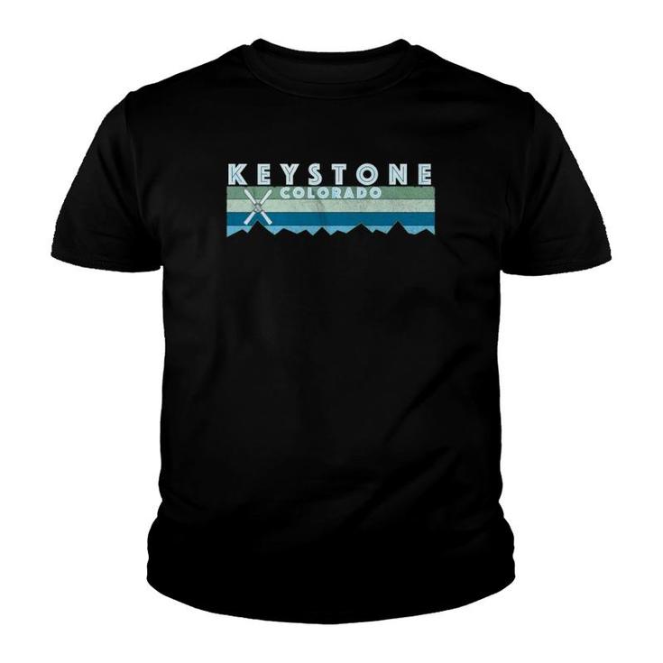 Keystone Ski  Retro Vintage Keystone Co Youth T-shirt
