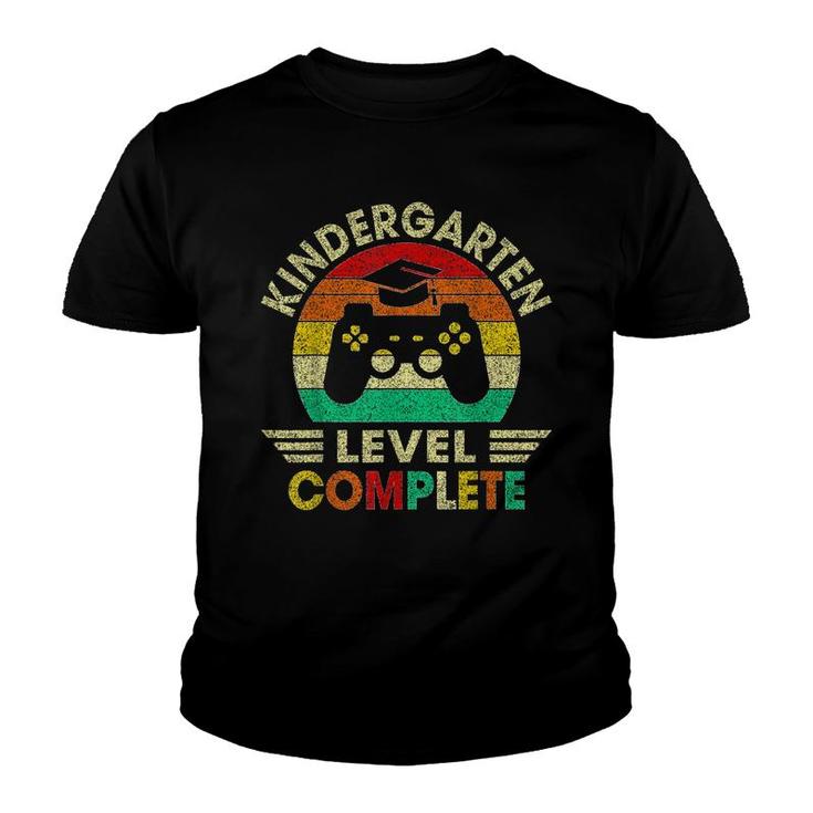 Kindergarten Graduation Level Complete Video Games Boy Kids  Youth T-shirt