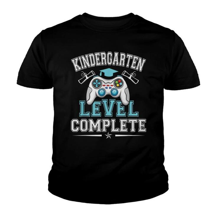 Kindergarten Level Complete Graduation Video Gamer Boys Kids  Youth T-shirt