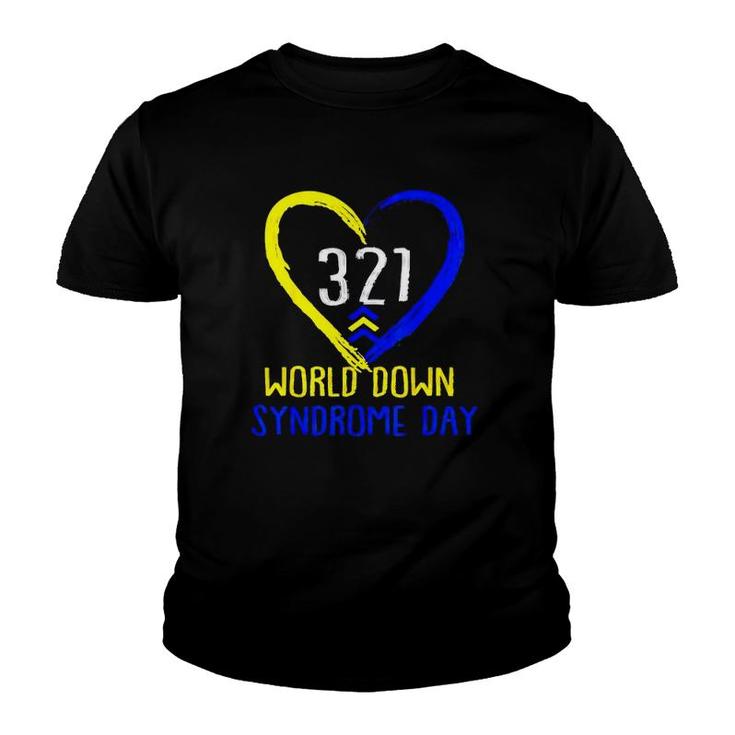 Love World Down Syndrome Awareness Day Youth T-shirt