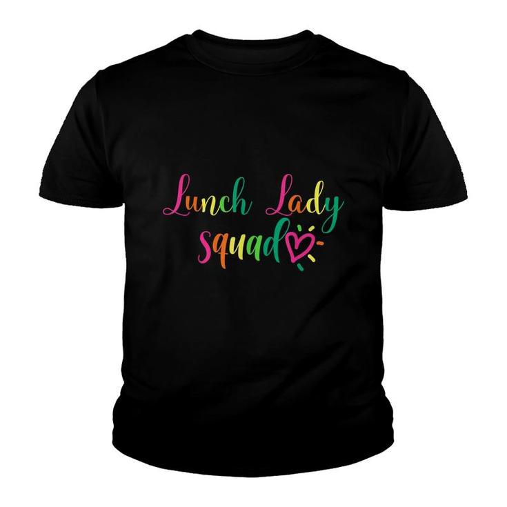 Lunch Lady Squad Cafeteria Crew Matching School Food Staff  Youth T-shirt