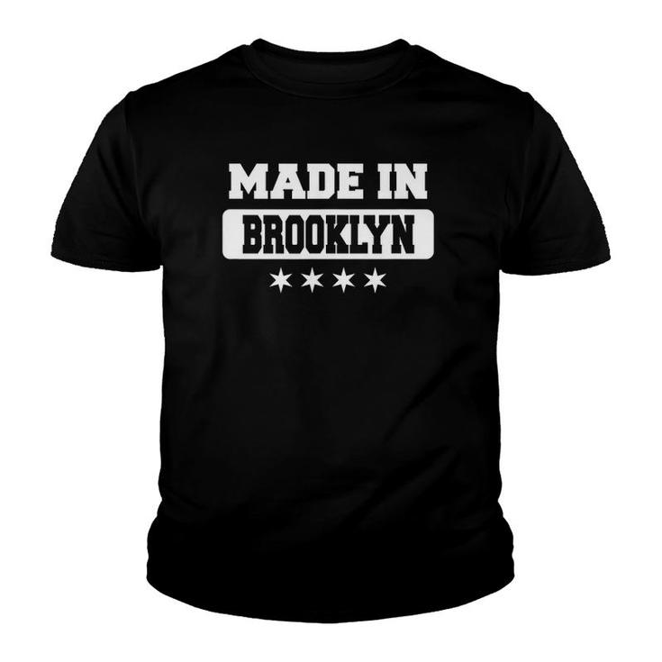 Made In Brooklyn State Of New York Youth T-shirt