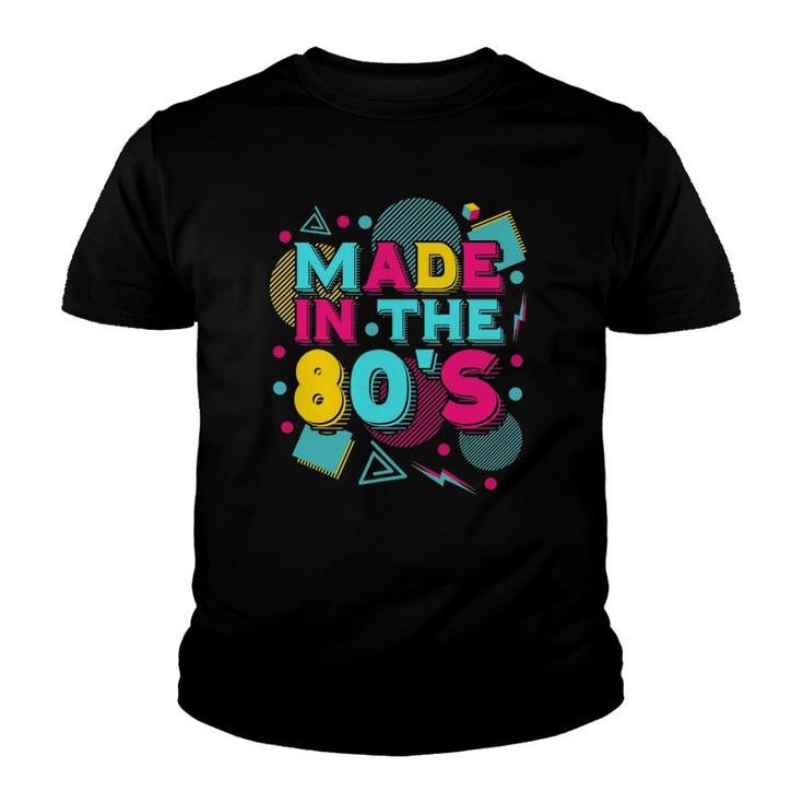 Made In The 80S Vintage 1980S Theme Party 80S Music Eighties Youth T-shirt