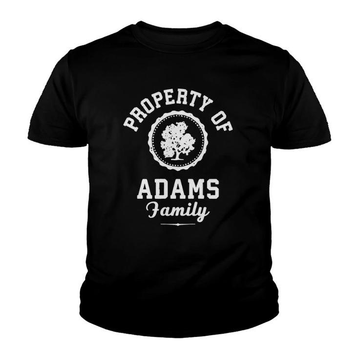 Matching Adams Family Last Name For Camping And Road Trips  Youth T-shirt