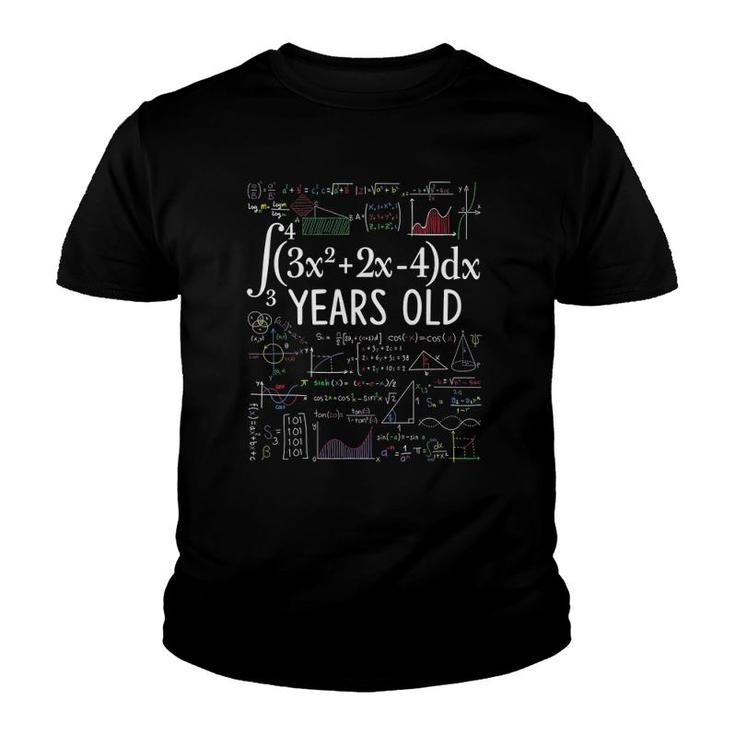 Math Calculus 40 Years Old Women Men Math 40Th Birthday Youth T-shirt