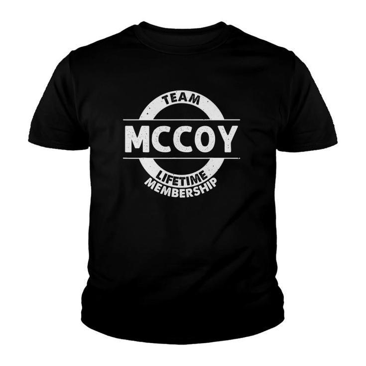 Mccoy Gift Funny Surname Family Tree Reunion Idea Youth T-shirt