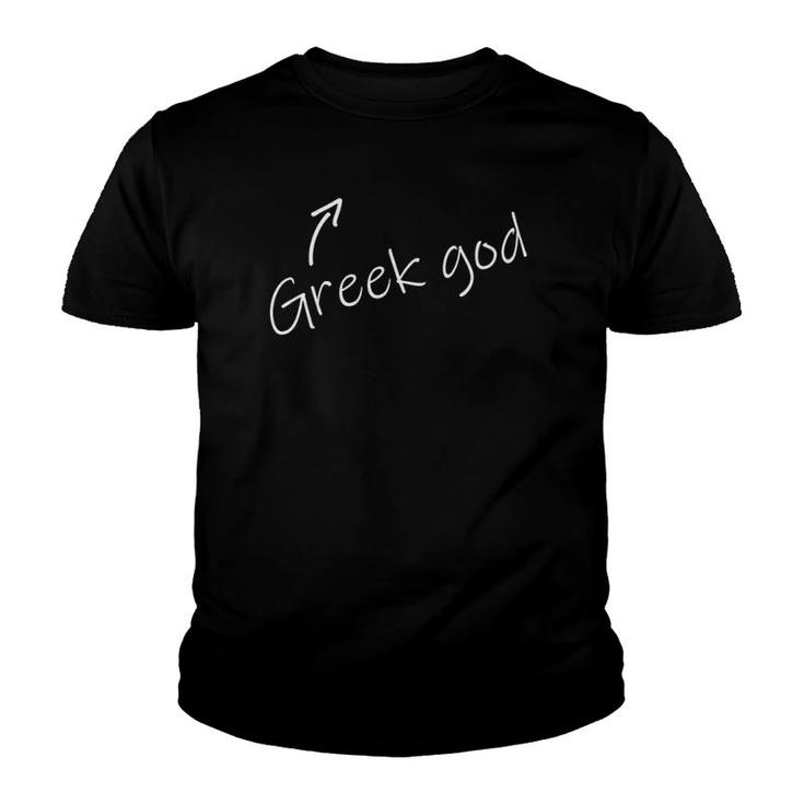Mens Greek God Halloween Costume Funny Adult Humorparty Youth T-shirt
