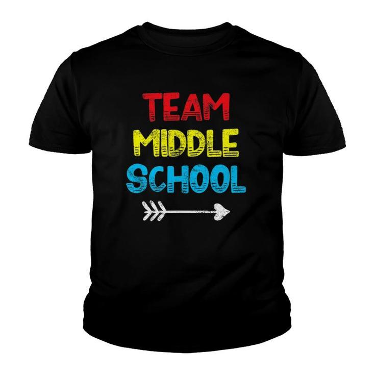 Middle School Teacher Student Back To School Youth T-shirt