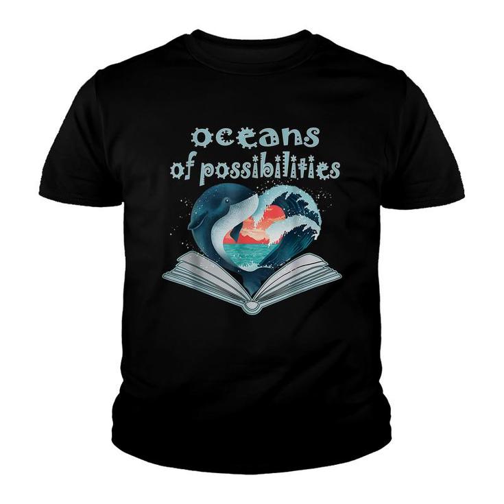 Oceans Of Possibilities Summer Reading 2022 Librarian  Youth T-shirt