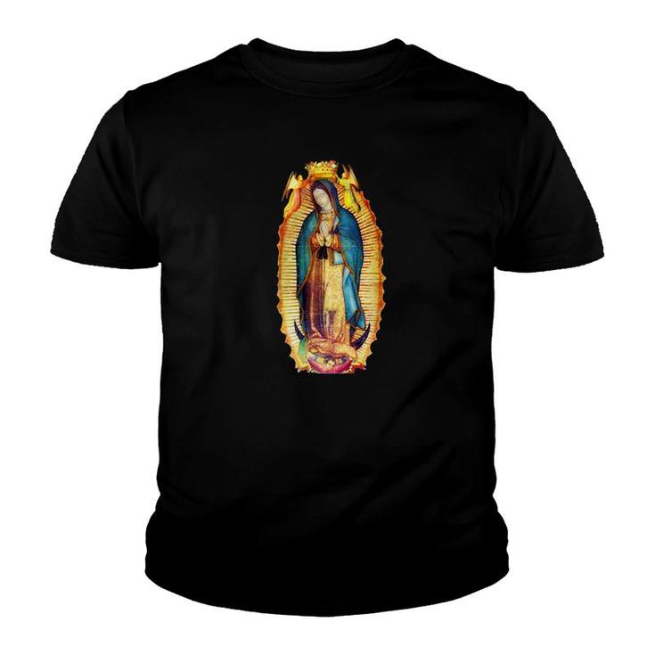 Our Lady Of Guadalupe Catholic Jesus Virgin Mary Youth T-shirt