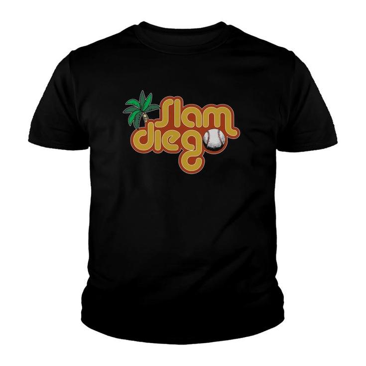 Palm Tree San Diego Baseball Grand Slam Youth T-shirt
