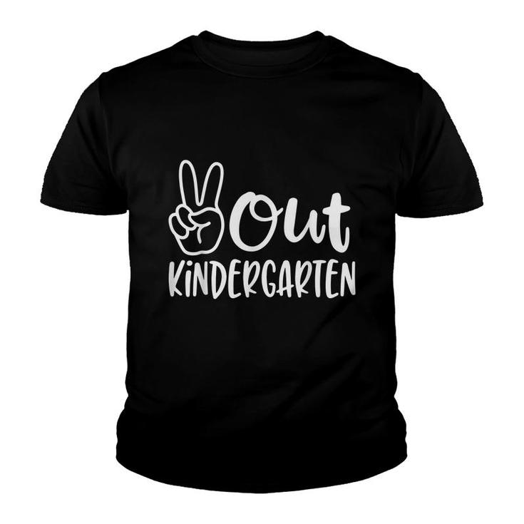 Peace Out Kindergarten - Last Day Of School Kindergarten  Youth T-shirt
