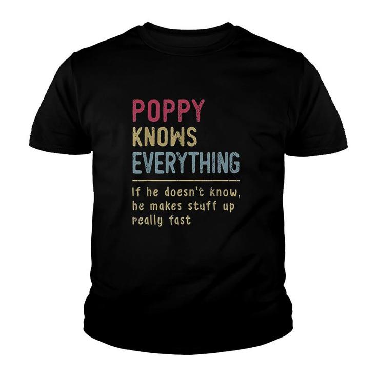 Poppy Know Everything Youth T-shirt