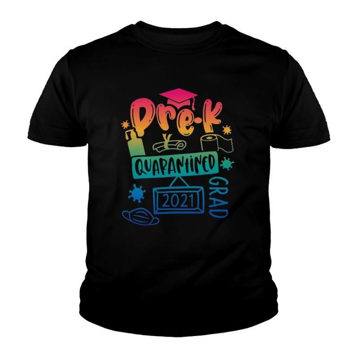 Pre-K Prek3 Prek4 Graduate Quarantine Preschool Graduation Youth T-shirt