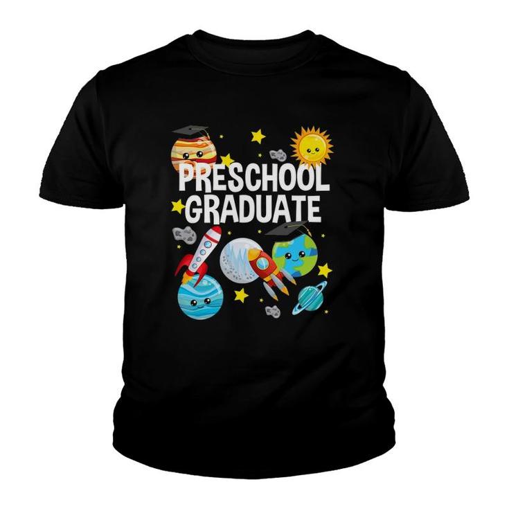 Preschool Graduate Outer Space Solar System Graduation Pre-K Youth T-shirt