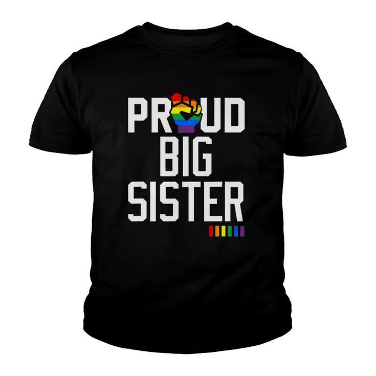 Proud Big Sister Gay Pride Month Lgbtq Youth T-shirt