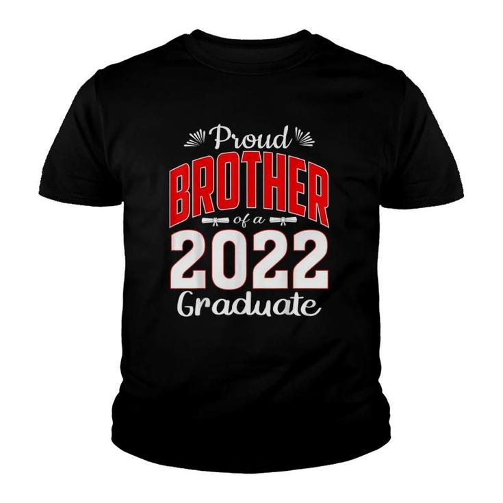 Proud Brother Of Class Of 2022 Graduate Senior 22 Graduation Youth T-shirt