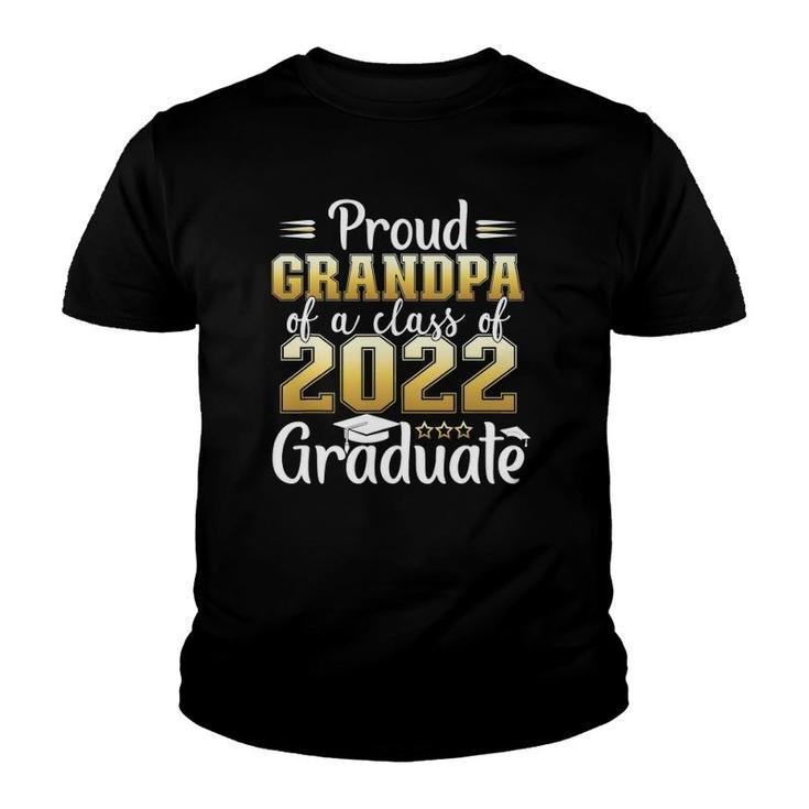 Proud Grandpa Of A Class Of 2022 Graduate Senior Graduation Youth T-shirt