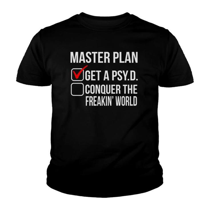 Psyd Student Psychology Doctorate Graduation Funny Youth T-shirt