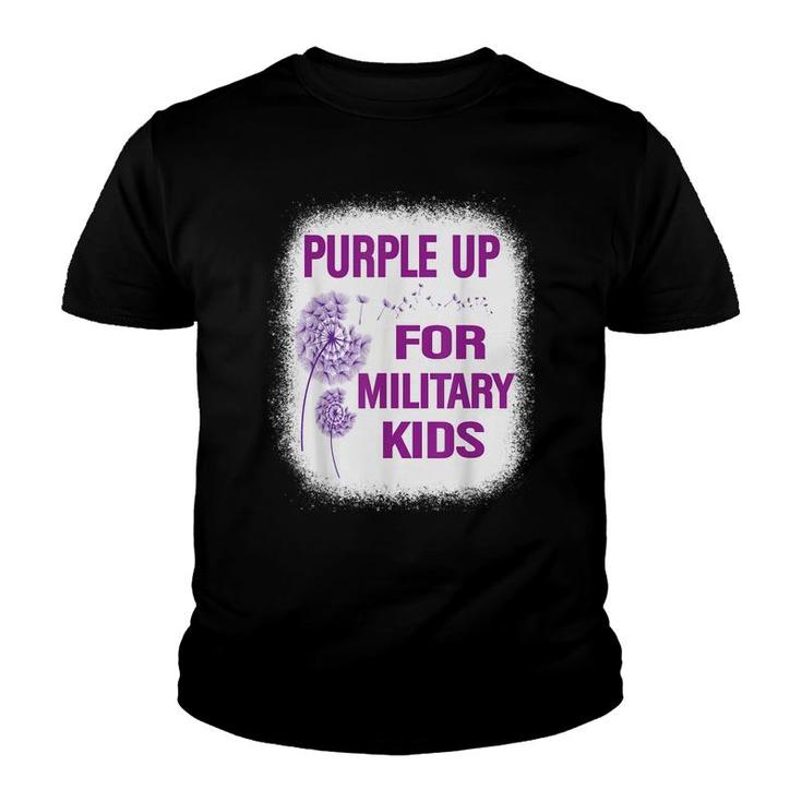Purple Up For Military Kids - Month Of The Military Child Youth T-shirt