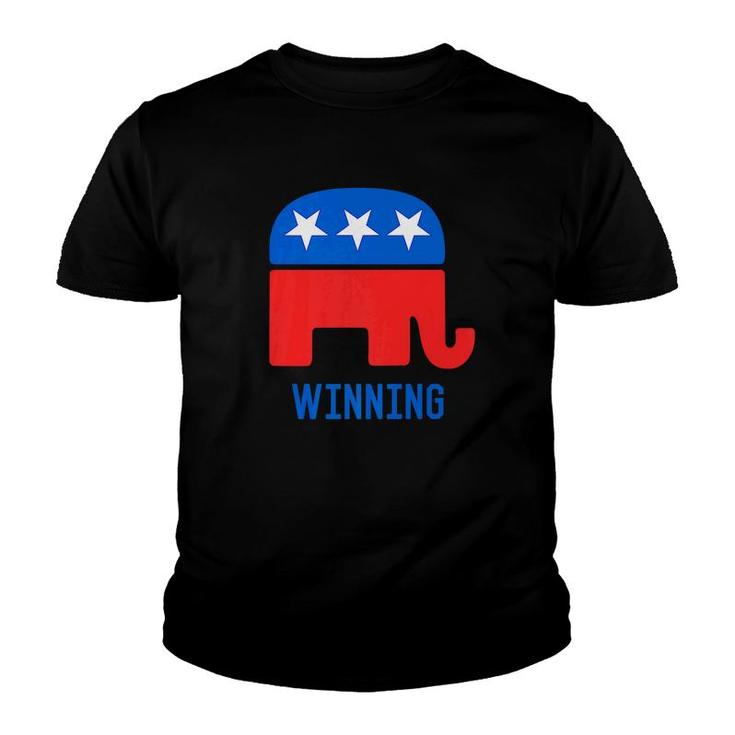 Republican Gop Elephant Winning Youth T-shirt