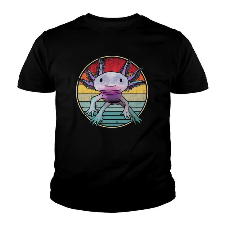 Retro 80S 90S Axolotl  Cute Axolotl Youth T-shirt