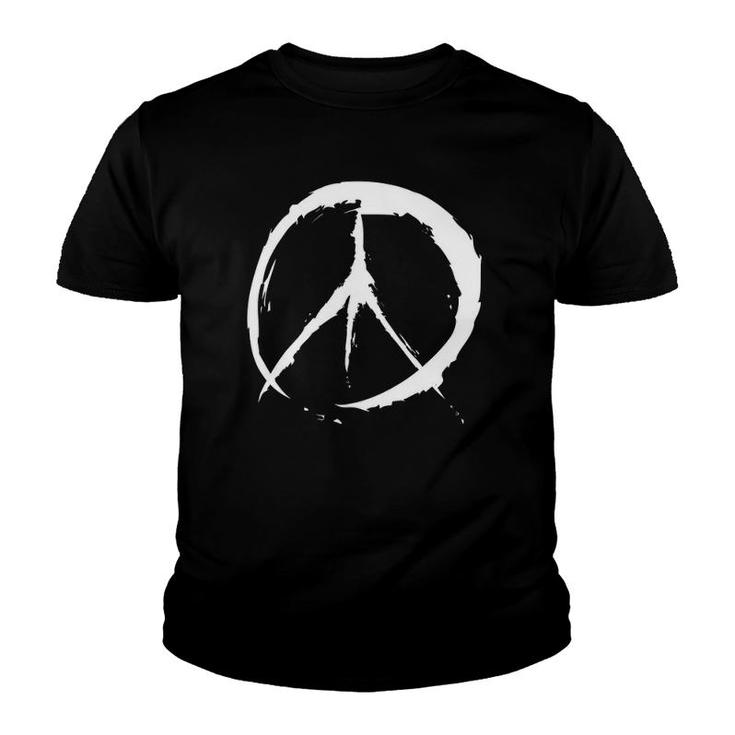 Retro Vintage Design Peace Sign Youth T-shirt