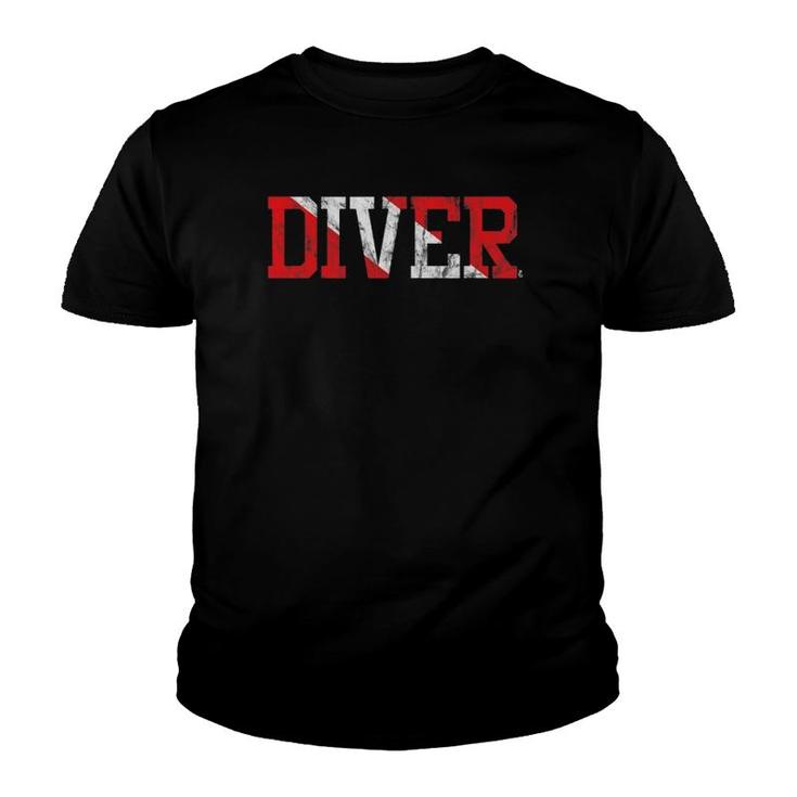 Scuba Diving Team Snorkeling Diver Underwater Gift Youth T-shirt