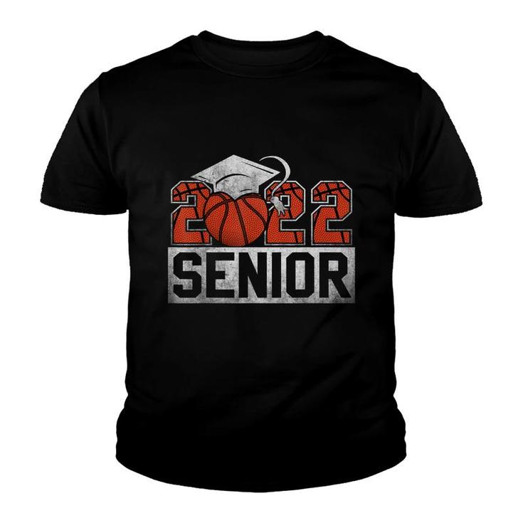 Senior 2022 Basketball Player Class Of 2022 Graduate Boy Mom  Youth T-shirt