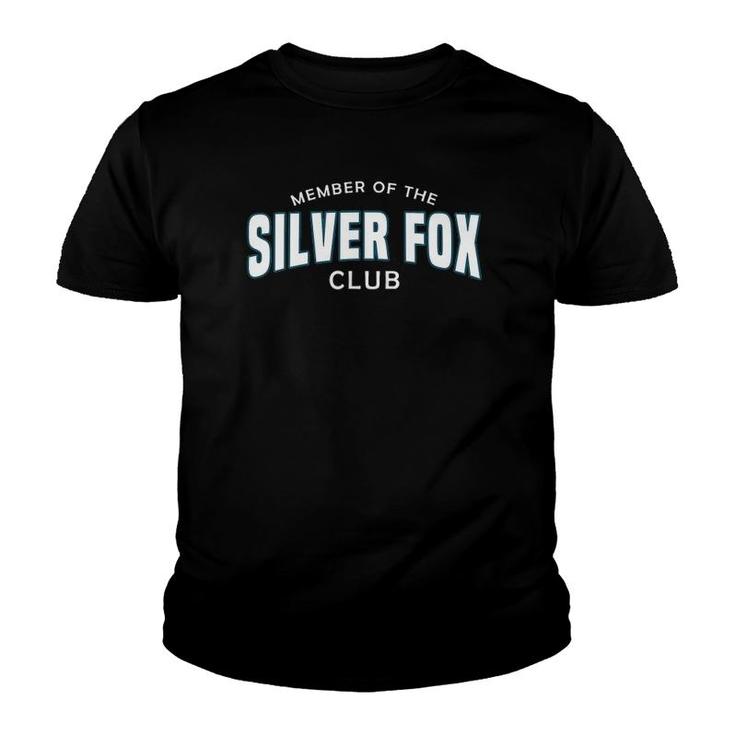 Silver Gray Hair Gifts Dont Care Grey Headedness Men Fox Youth T-shirt