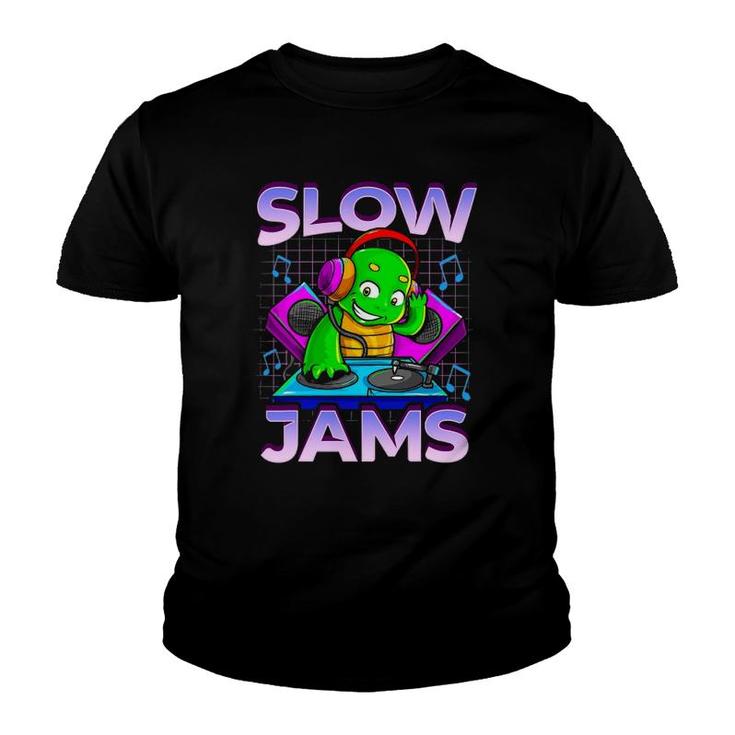 Slow Jams  Dj S Dj Turntable  Edm Rave Youth T-shirt