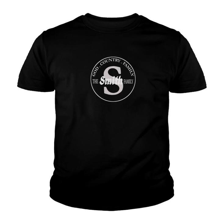 Smith God Country Christian Family Youth T-shirt