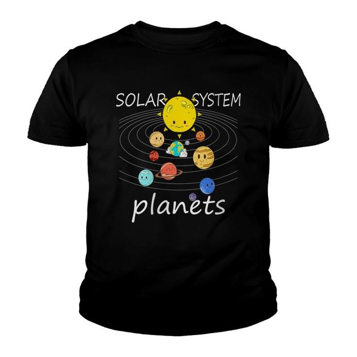 Solar System Planet Funny Outer Space Scientist Birthday   Youth T-shirt