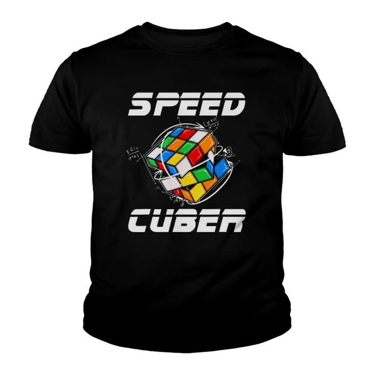 Speed Cuber Hobby 80S Vintage Toy Puzzle Youth T-shirt