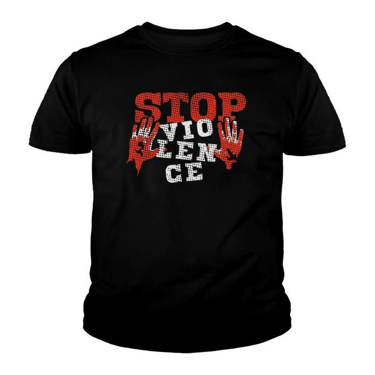 Stop Violence Human Rights Political Youth T-shirt