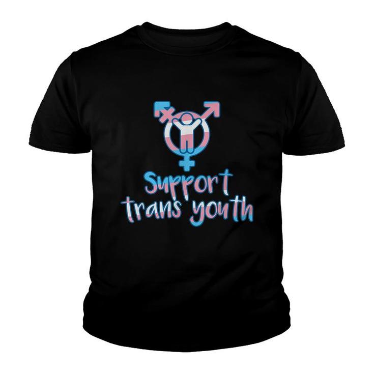 Support Trans Youth Protect Kids Lgbt Transgender Pride  Youth T-shirt