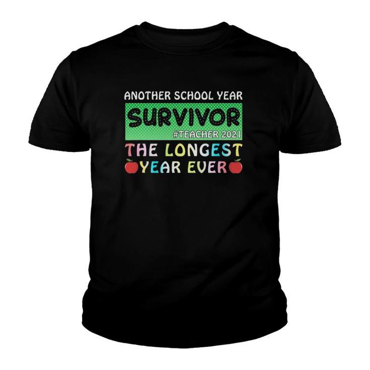 Survivor Another School Year The Longest Year Ever Teacher Youth T-shirt