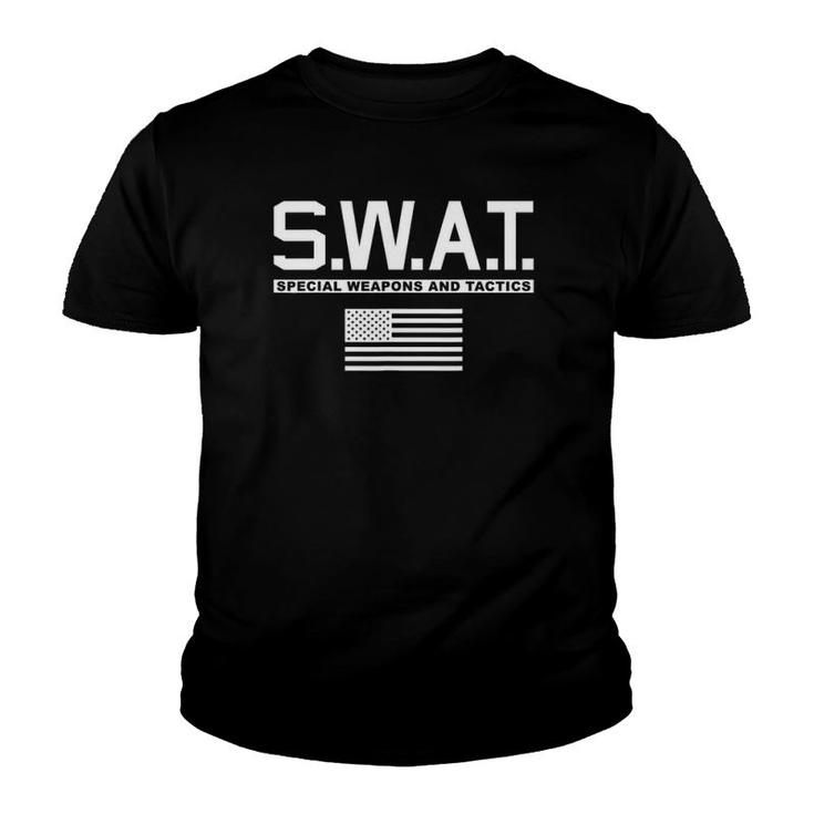 Swat Special Weapons And Tactics Police SWAT Youth T-shirt