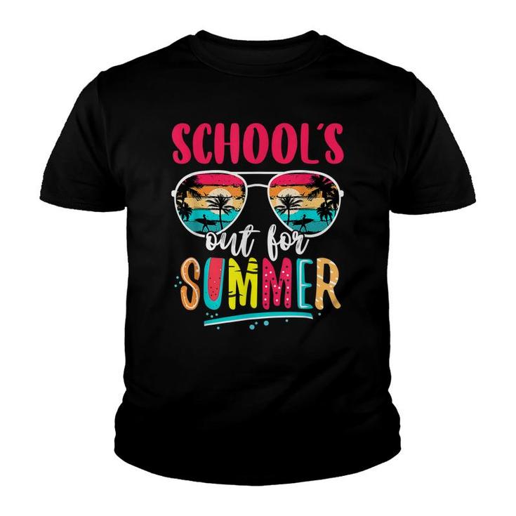 Teacher End Of Year  Schools Out For Summer Last Day  Youth T-shirt