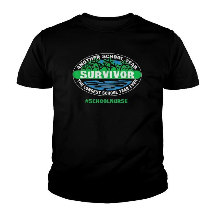 The Longest School Year Ever Survivor School Nurse 2021 Ver2 Youth T-shirt