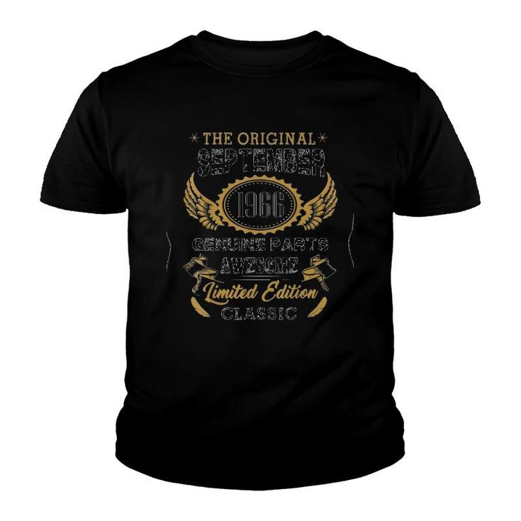 The Original September 1966 Genuine Parts Awesome Limited Edition Classic Youth T-shirt