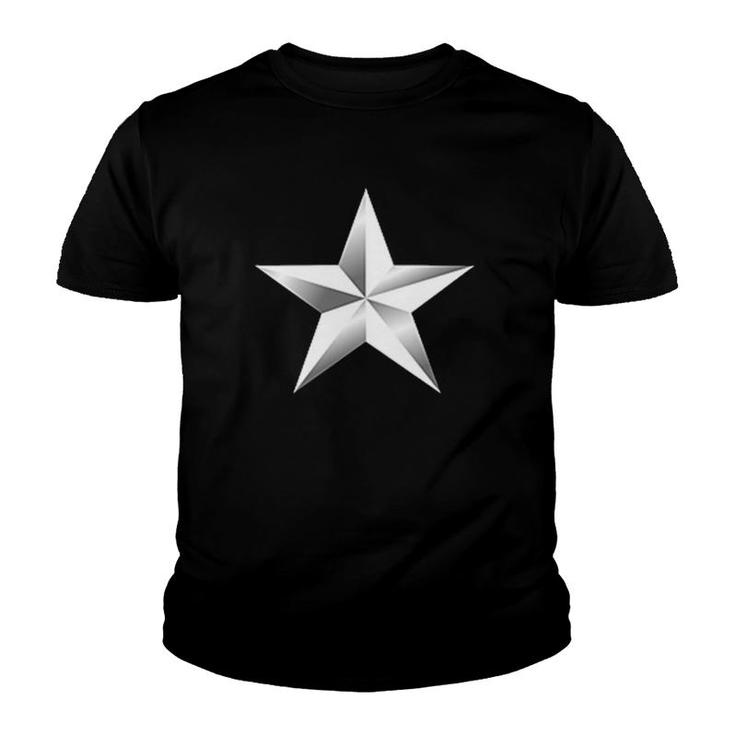 Us Army Rank - Brigadier General O-7 - Bg Chest Youth T-shirt