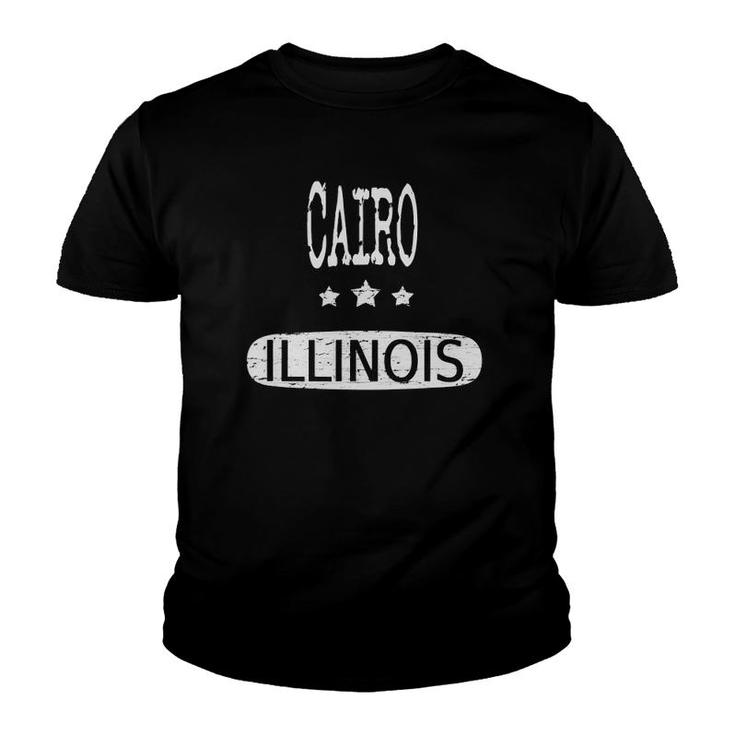 Vintage Cairo Illinois Proud American Gift Youth T-shirt