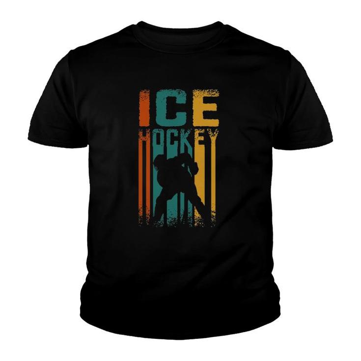 Vintage Retro Ice Hockey Youth T-shirt