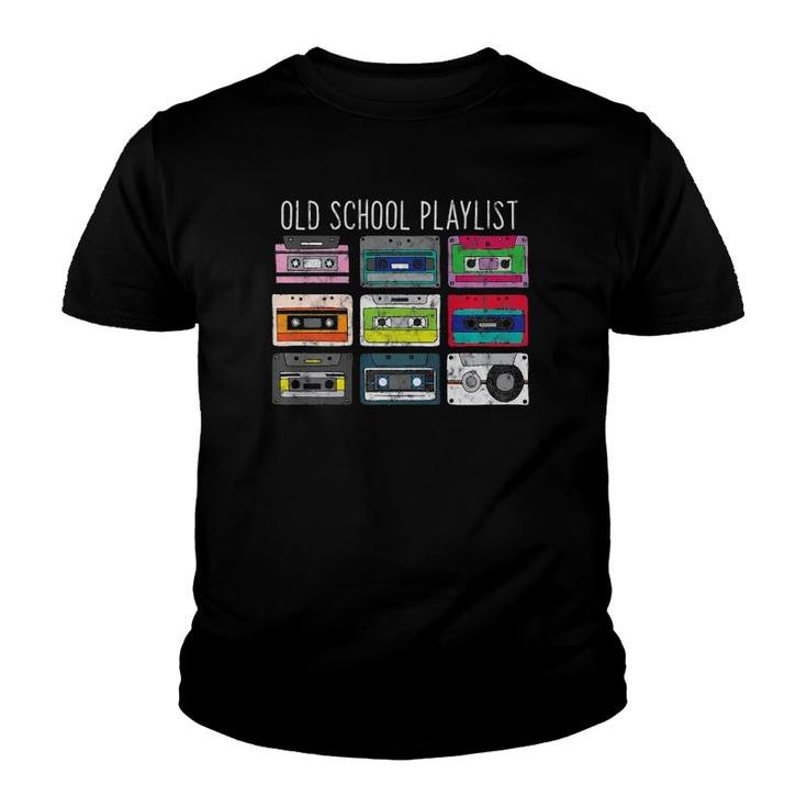 Vintage Retro Music Cassette Tapes Mixtape 80S And 90S  Youth T-shirt