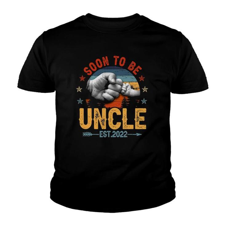 Vintage Soon To Be Uncle Est 2022 Ver2 Youth T-shirt