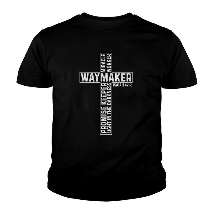 Waymaker Miracle Worker Promise keeper Christian Youth Shirt Waymaker Miracle Worker Promise keeper Christian Youth Shirt