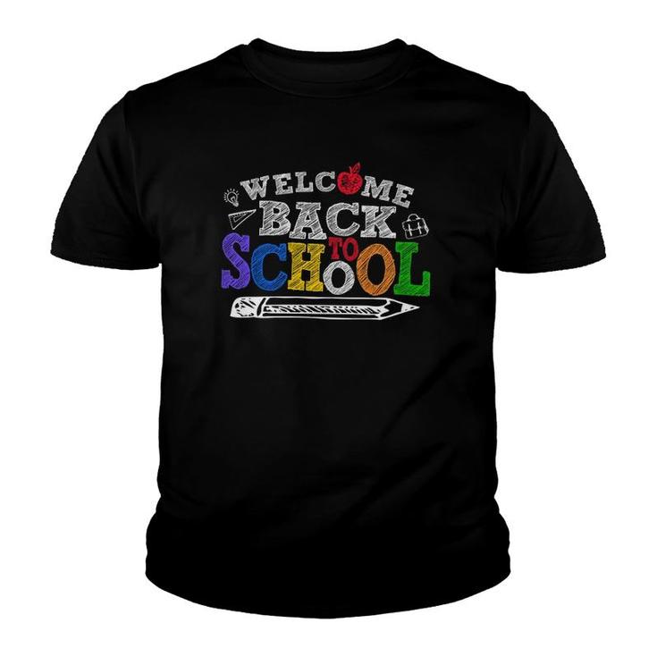 Welcome Back To School First Day Of School Teacher Student Learning Tools Youth T-shirt